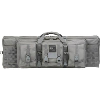 Bulldog Cases & Vaults Deluxe 36in Single Tactical Rifle Case w/ Backpack Straps Seal Gray BDT35-36SG