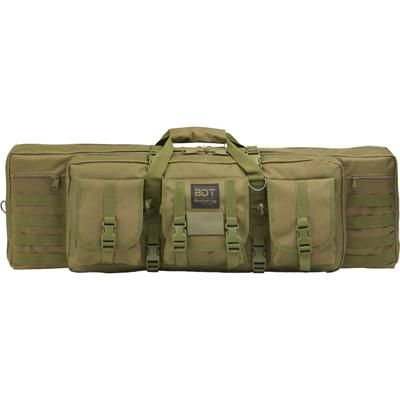 Bulldog Cases & Vaults Deluxe 36in Single Tactical Rifle Case w/ Backpack Straps Green BDT35-36G