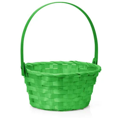Panier avec anse, vert