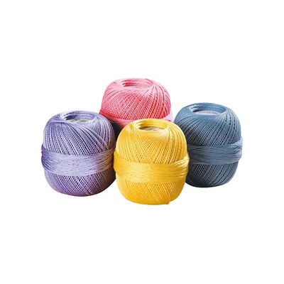 Lot de fil coton Woll Butt Diana, couleurs pastel