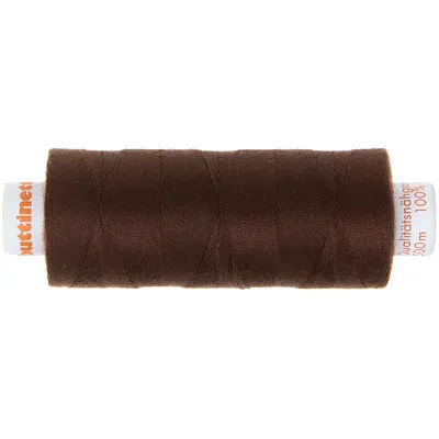buttinette Fil à coudre universel, grosseur : 100, bobine de 500 m, chocolat