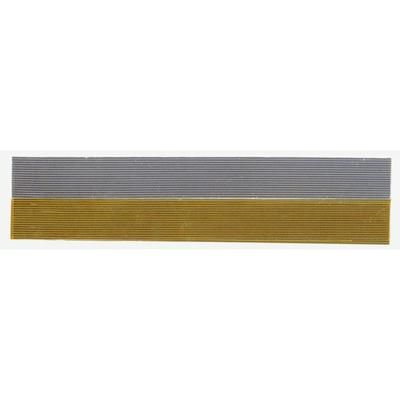 Bandes de cire déco, doré et argenté, 20 cm, 36 pièces