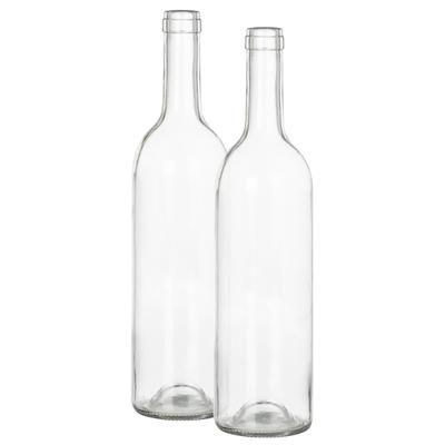 Bouteilles en verre pour déco, 31,5 cm, 7,5 cm Ø, 2 pièces