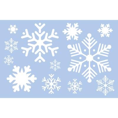 buttinette Pochoir "flocons de neige", 59 x 39 cm