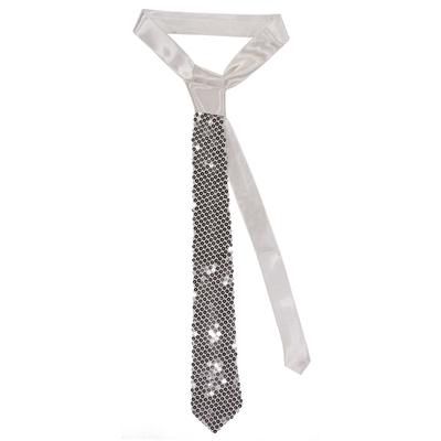 Cravat à paillettes, argenté