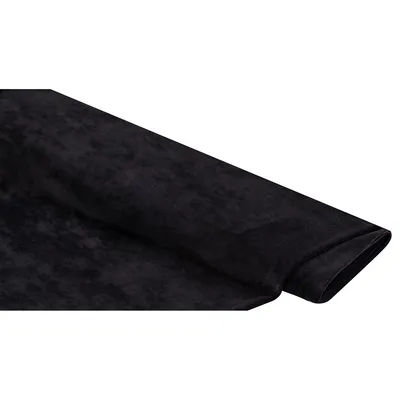 Tissu velours nicky "Supersoft", noir