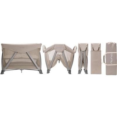 Nuna Sena Aire Playard with Organic Cotton Sheet - Champagne