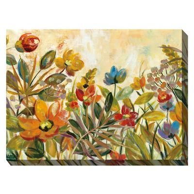 RAINFOREST OUTDOOR ART 40X30 by West of the Wind in Multi