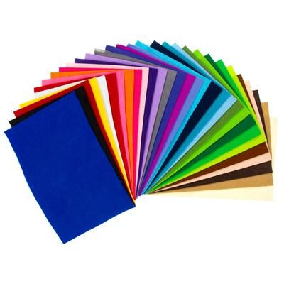 Coupons de feutrine "créatif", épaisseur : 1 mm, 20 x 30 cm par coupon