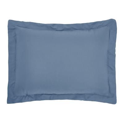 BH Studio Reversible Pillow Sham by BH Studio in Blue Smoke Dark Gray (Size STAND)