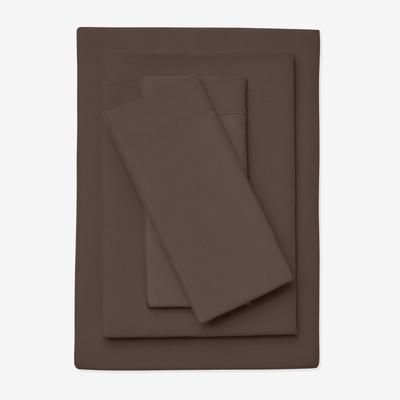 BH Studio Solid Microfiber Sheet Set by BH Studio in Chocolate (Size FULL)