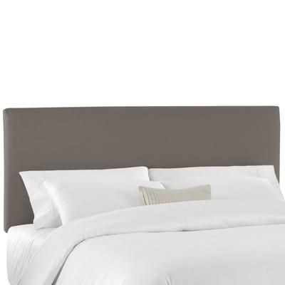 Twill Upholstered Headboard by Skyline Furniture in Twill Grey (Size FULL)