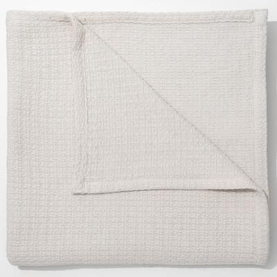 BH Studio Extra Large Cotton Blanket by BH Studio in White (Size KING)