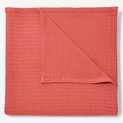 BH Studio Extra Large Cotton Blanket by BH Studio in Coral (Size KING)
