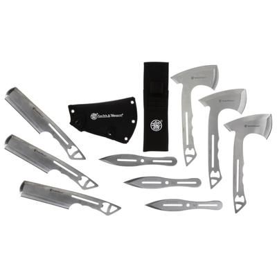 Smith & Wesson Bullseye Ultimate Throwing Knives Combo Stainless Steel Silver 1139486