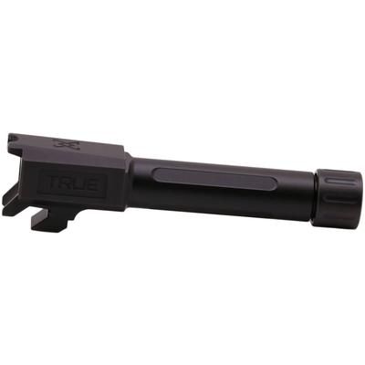 True Precision Springfield Hellcat Threaded Barrel 9mm 1-10 Twist 416R Stainless Steel Black Nitride TP-SHCB-XTBL