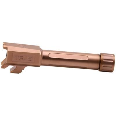 True Precision Springfield Hellcat Threaded Barrel 9mm 1-10 Twist 416R Stainless Steel Copper TP-SHCB-XTC