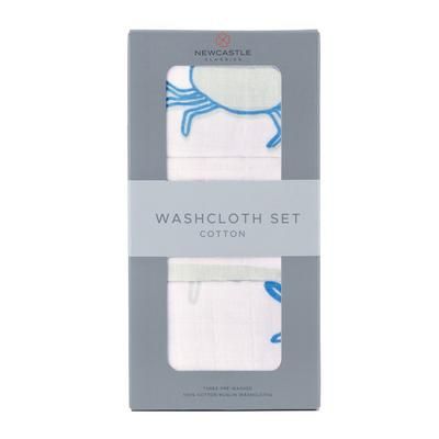 Ocean Friends Cotton Washcloth Set 3PK - Newcastle Classics 9502