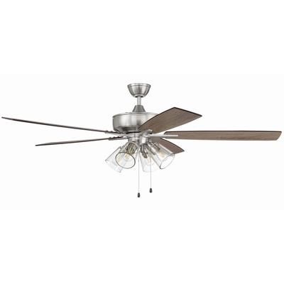 Ceiling Fan (Blades Included) - Craftmade S104BNK5-60DWGWN