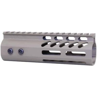 Guntec USA 6in Ultra Lightweight Thin M-LOK Free Floating Handguard w/ Monolithic Top Rail Flat Dark Earth GT-6MLK-FDE