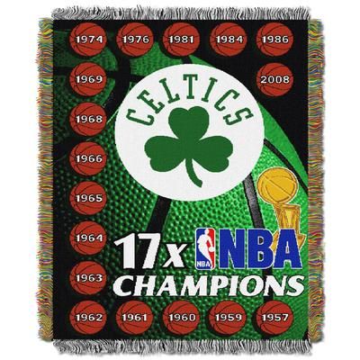 Celtics Commemorative Series Throw by NBA in Multi