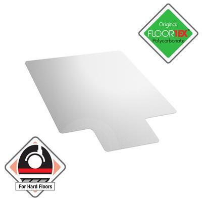 "Ultimat Polycarbonate Lipped Chair Mat for Hard Floor - 48 x 53" - Floortex FR1213419LR"