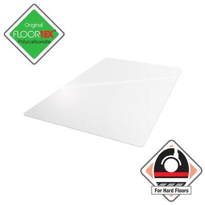 "Ultimat Polycarbonate Rectangular Chair Mat for Hard Floor - 48 x 79" - Floortex FR1220019ER"