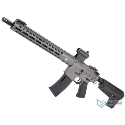 EMG KRYTAC/BARRETT Firearms REC7 DI AR15 AEG Training Rifle Length Carbine Tungsten KTAEG-BREC7C-TGN01