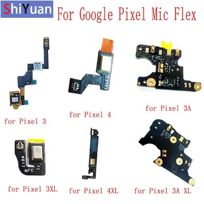Microphone avec câble flexible pour Google Pixel 4 XL 4XL HTC Google Pixel XL 2 2XL 3 3XL Pixel 3A