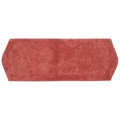 Waterford Bath Rug Collection by Home Weavers Inc in Coral (Size 22" X 60")