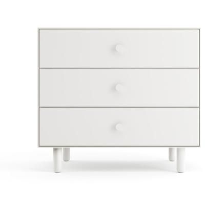 Oeuf 3 Drawer Dresser - Fawn - White