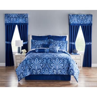 James 20-Pc. Comforter Set by BrylaneHome in Blue (Size QUEEN)