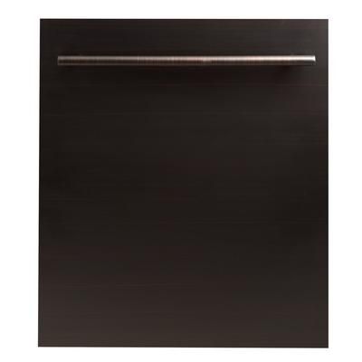 24 in. Top Control Dishwasher in Oil-Rubbed Bronze with Stainless Steel Tub and Modern Style Handle - ZLINE Kitchen and Bath DW-ORB-24