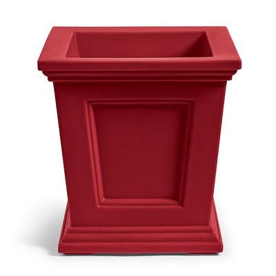 Devon Easy-Care Tapered Planter - Red - Grandin Road