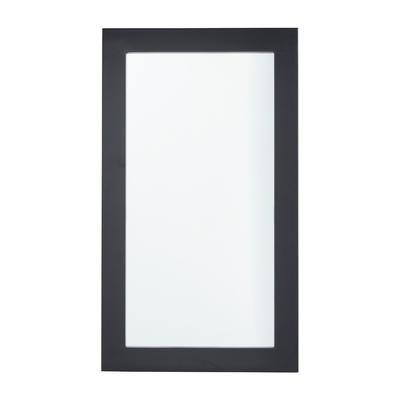 Juniper + Ivory 42 In. x 24 In. Contemporary Wall Mirror Black Wood - 23263