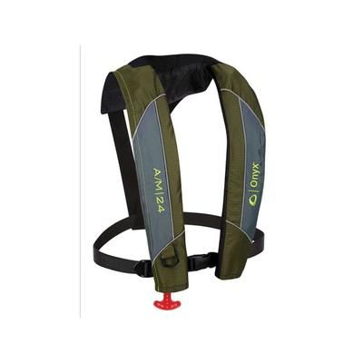 ONYX A/M-24 Series Automatic/Manual Inflatable Life Jacket Adult Green 132000-400-004-18