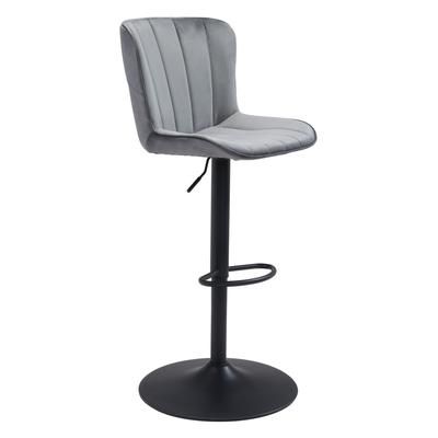 Tarley Bar Chair Gray - Zuo Modern 109046