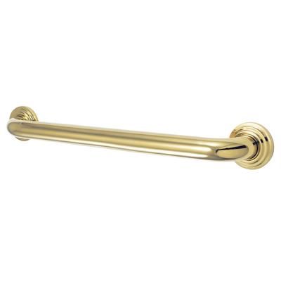 "Kingston Brass DR214162 Milano 16" x 1-1/4" O.D Grab Bar, Polished Brass - Kingston Brass DR214162"