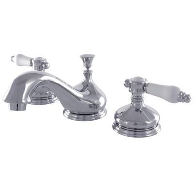 Kingston Brass KS1161BPL 8 in. Widespread Bathroom Faucet, Polished Chrome - Kingston Brass KS1161BPL