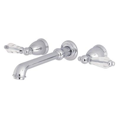 Kingston Brass KS7021WLL Wilshire Wall Mount Roman Tub Faucet, Polished Chrome - Kingston Brass KS7021WLL