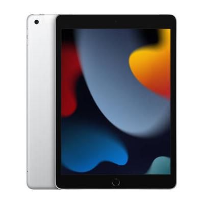Apple 10.2" iPad (9th Gen, 64GB, Wi-Fi + 4G LTE, Silver) MK673LL/A
