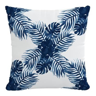 22" Outdoor Pillow by Skyline Furniture in Navy