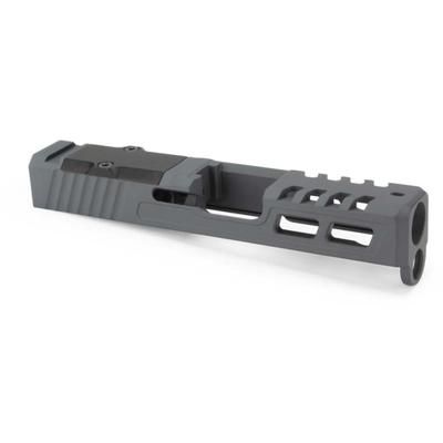 Zaffiri Precision RTS Glock 43/43X ZPS.2 Pistol Slide RMSc Cut Sniper Grey ZPS.2.43.SG