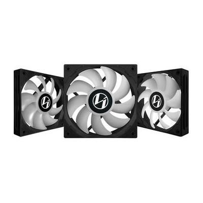 Lian Li ST120-3B ARGB 120mm PWM Fan (Black, 3-Pack with Controller) ST120-3B