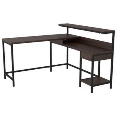 Camiburg Signature Design L-Desk with Storage - Ashley Furniture H283-24