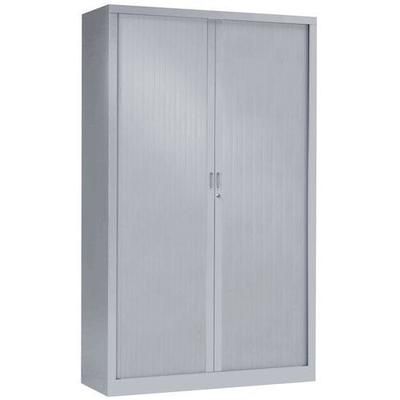 Armoire Haute À Rideaux 120 X 198 Cm 7035 Gris - Vinco