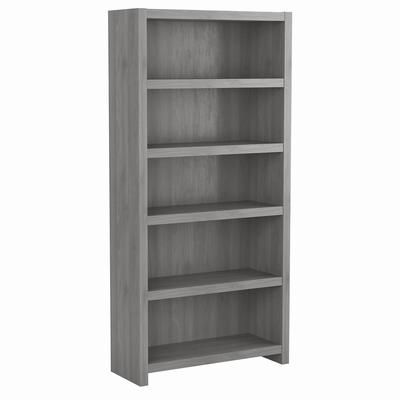 Bush Business Furniture Echo 5 Shelf Bookcase in Modern Gray - KI60404-03