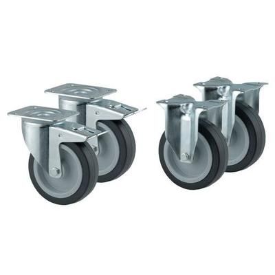 Lot Roulette D125 Composé De 2 Haut 160mm - Tente