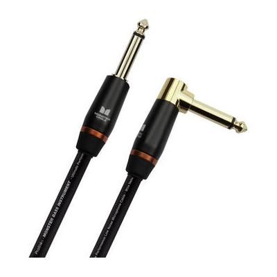 Monster Cable Prolink Bass Series Right-Angle 1/4" Male to Straight 1/4" Male Instrument MBASS2-12AWW