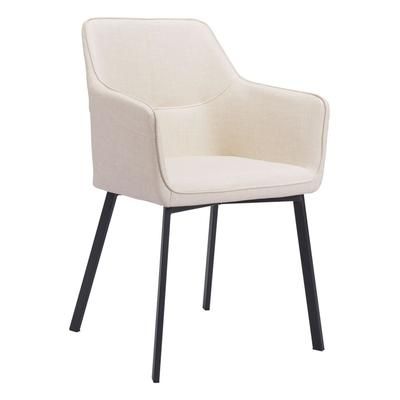 Adage Dining Chair Beige - Zuo Modern 109400